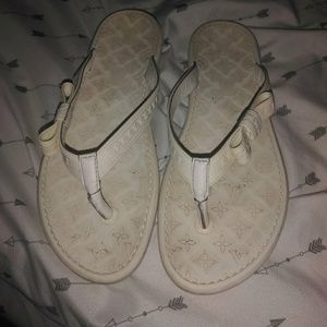 Louis Vuitton flip flops